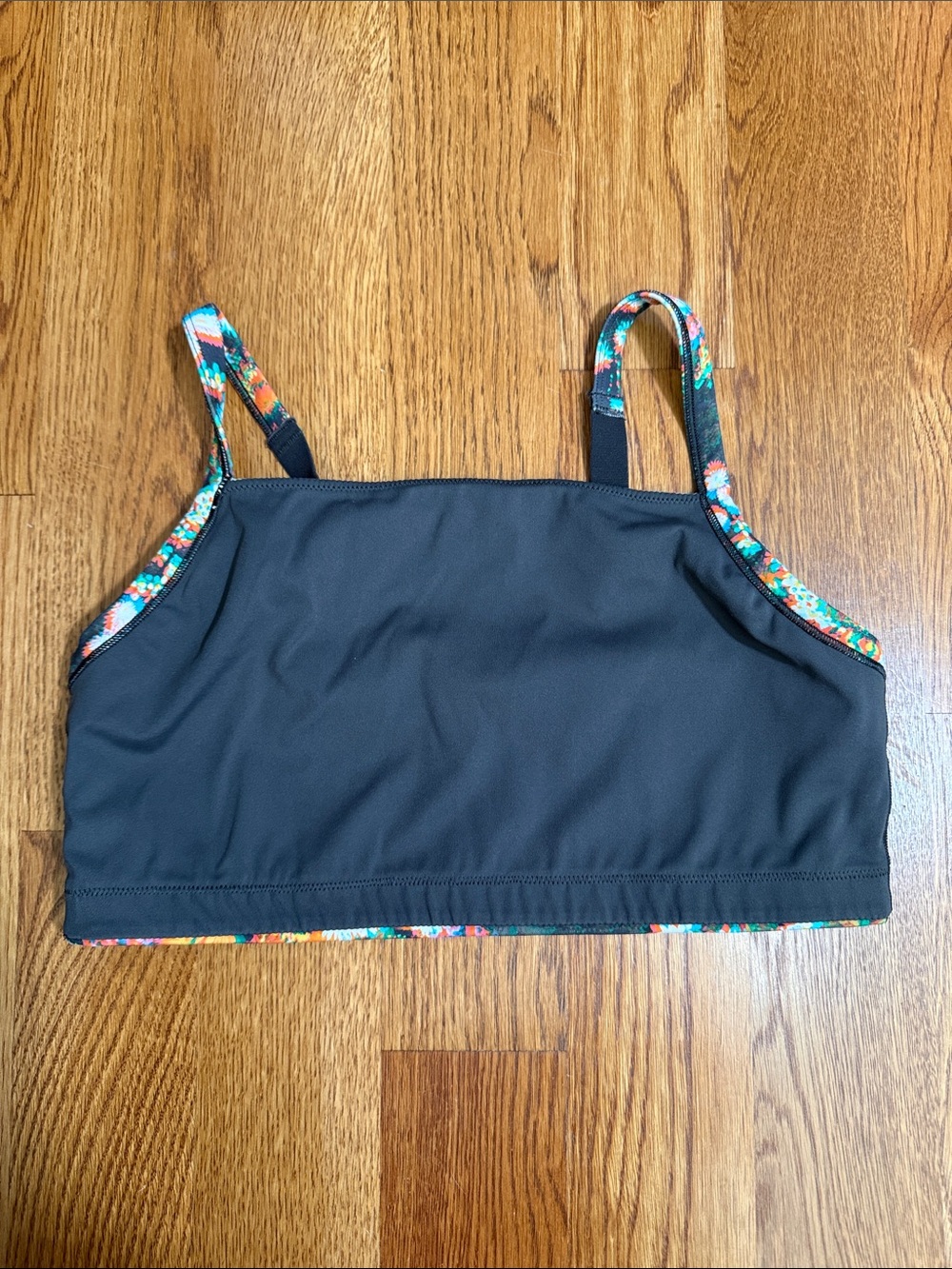 OFFLINE by Aerie Floral Longline Sports Bra Medium Support Size M - Picture 4 of 5